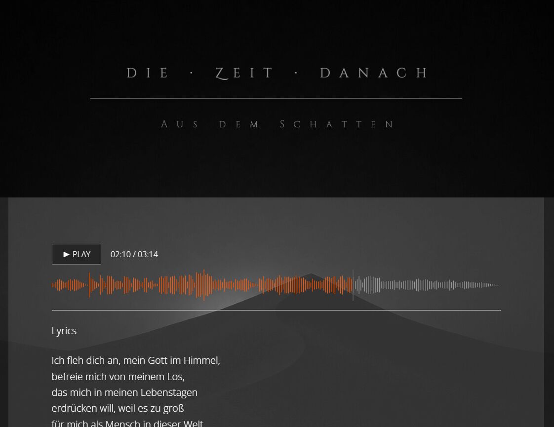 Beispiel Musikseite